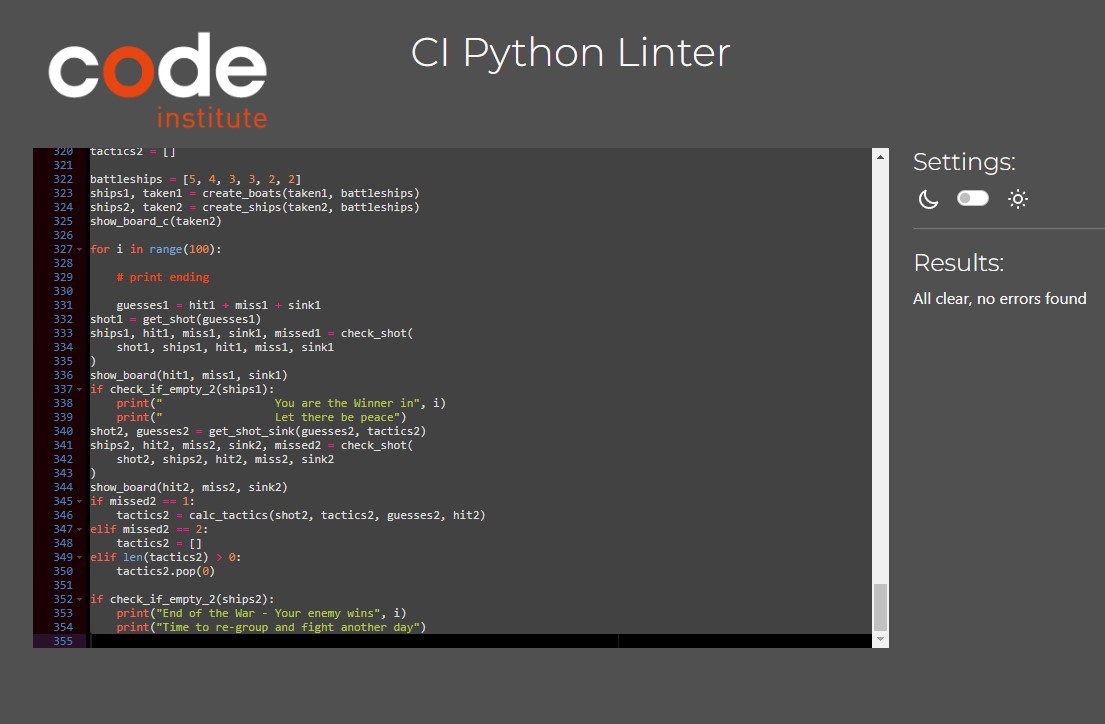 code testing